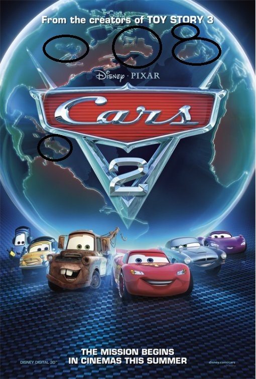 disney pixar cars 2 posters. New Cars 2 Poster in Disney