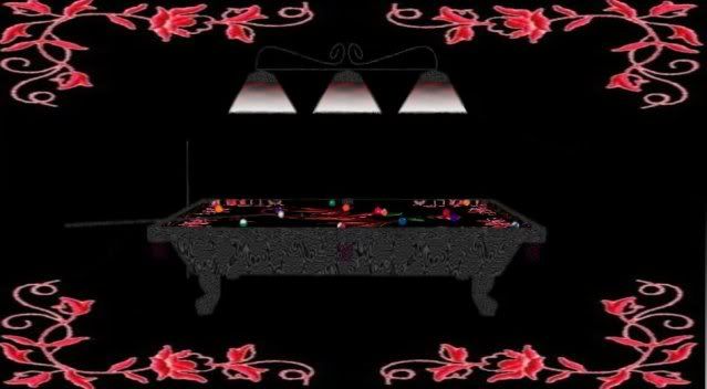 Red dragon pool table