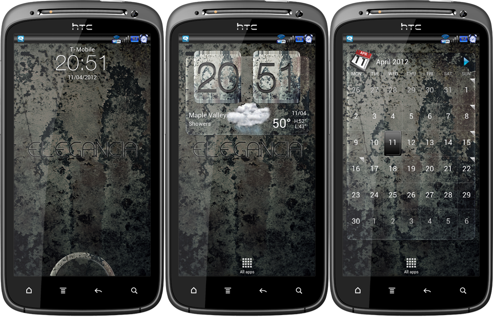 HTC Marble Sense 3.6 Skin. HERE