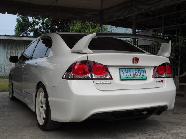 type r spoiler for civic fd