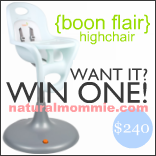 Win a Boon Highchair @ naturalmommie.com