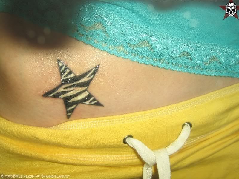 zebra star tattoo Image