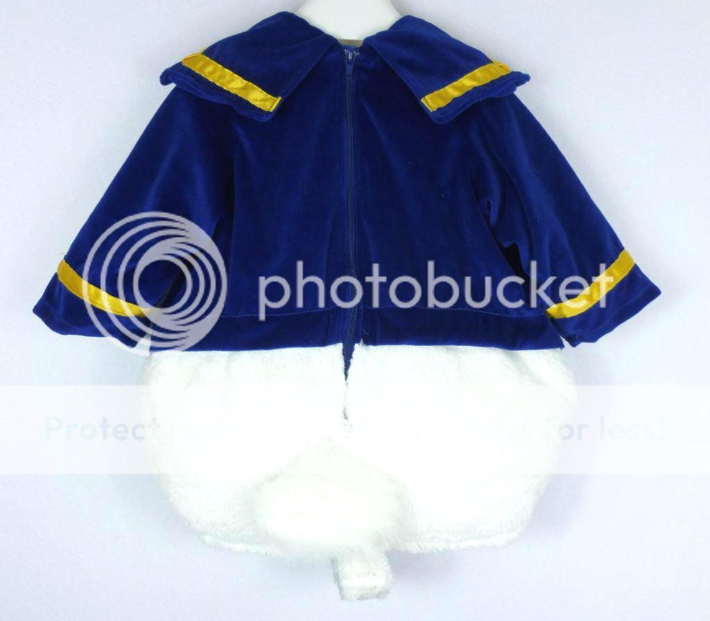  Donald Duck Deluxe Costume Toddler Size 24M 2T 3T