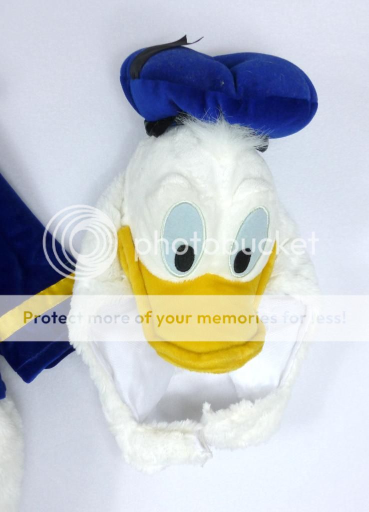  Donald Duck Deluxe Costume Toddler Size 24M 2T 3T
