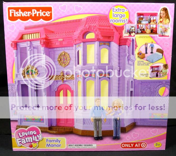 Fisher Price Loving Family Dollhouse Van Furniture Dolls Manor House Lot