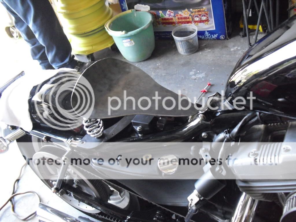 Has anyone built there own solo seat kit and seat pan? Harley