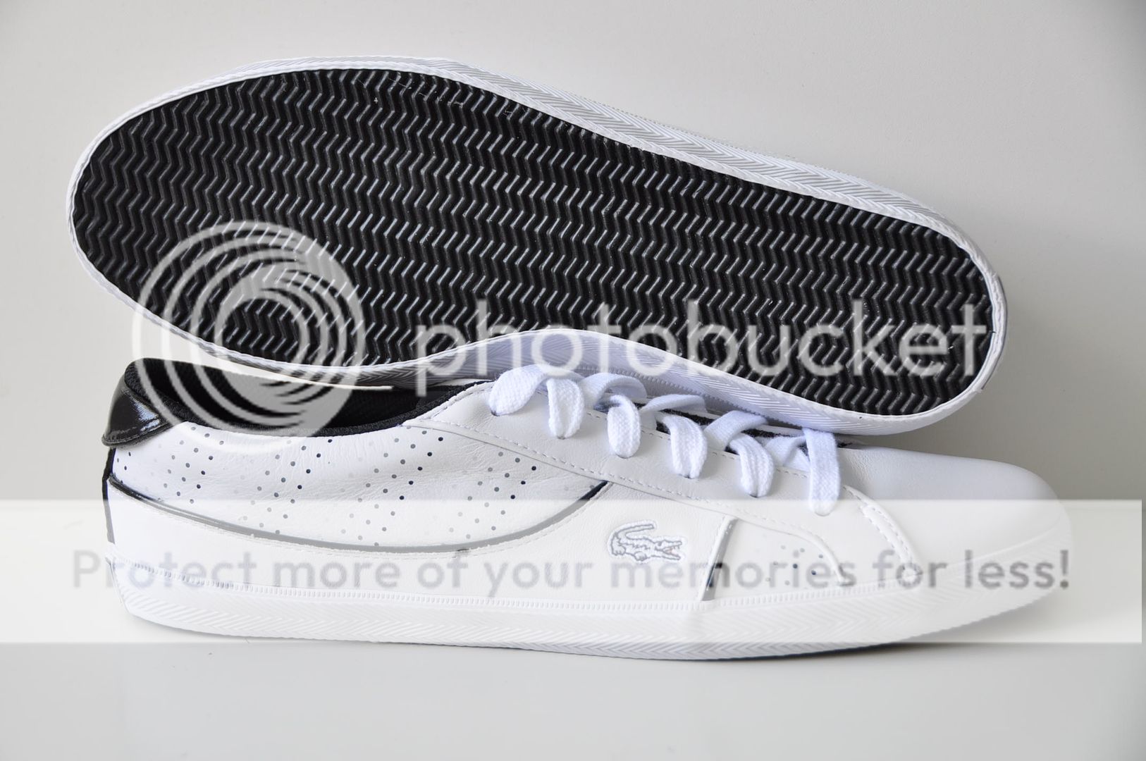 Lacoste AVANT WDTL SPW LTH white black Sneaker Schuhe  