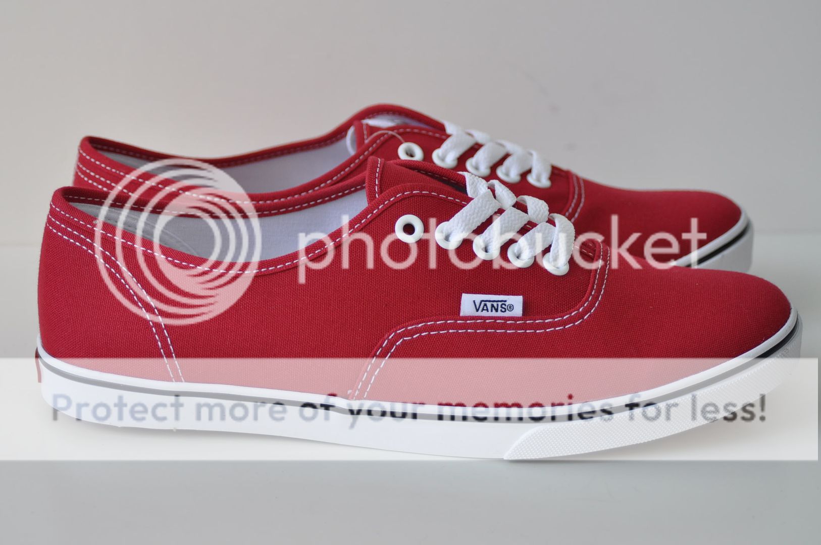 Vans Authentic Lo Pro Chili White Rot Schuhe Sneaker VN 0 F7B3MN 