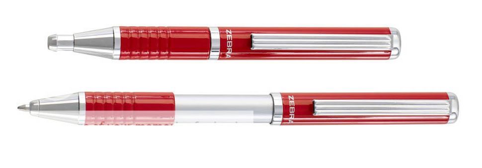 Zebra Expandz Telescopic Ballpoint Pen   Glossy Red  